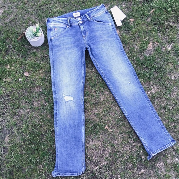 NWT Hudson Jeans Collin Destroyed Hem Skinny Jeans - Picture 3 of 6